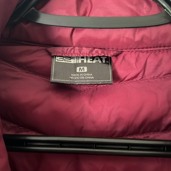32 Degree Heat Light Weight Quilted Jacket Maroon and Black - Women’s M - Picture 6 of 16